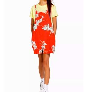 Volcom girls LUV U PISTOL PUNCH Floral print Romper new size 4 (XXS)